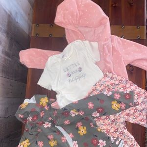 Little and Happy matching set